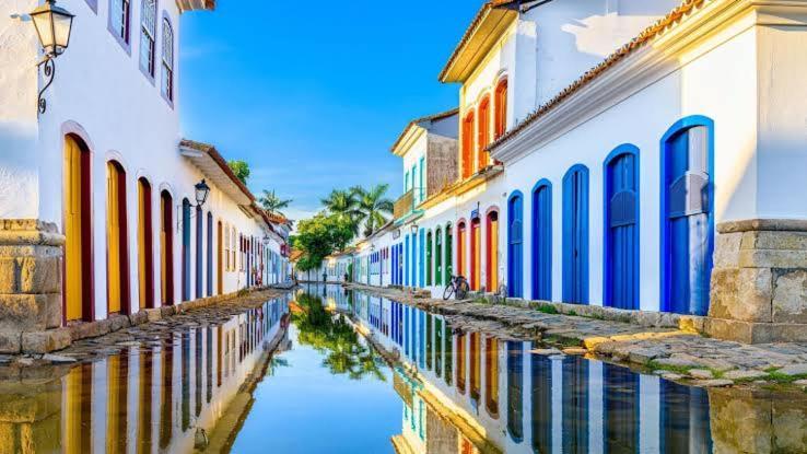 パラチ Refugio Ouro Fino 2 Kitnets Casas E Apartamentoヴィラ エクステリア 写真